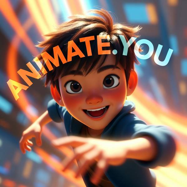 Cute animated girl animate.you